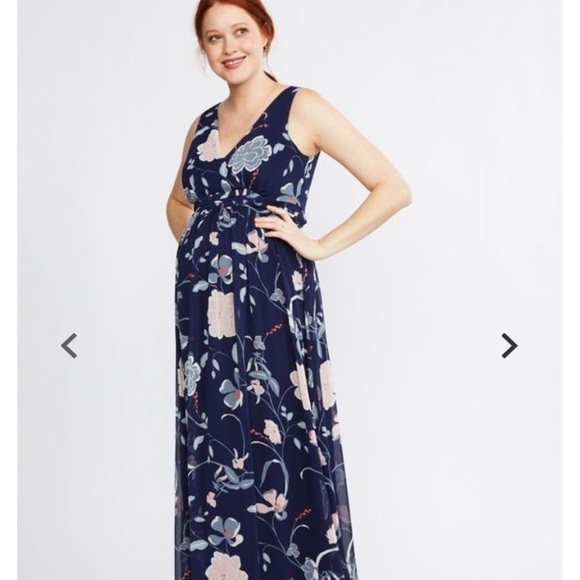 Motherhood Maternity Maternity Maxi Dress - Picture 1 of 8